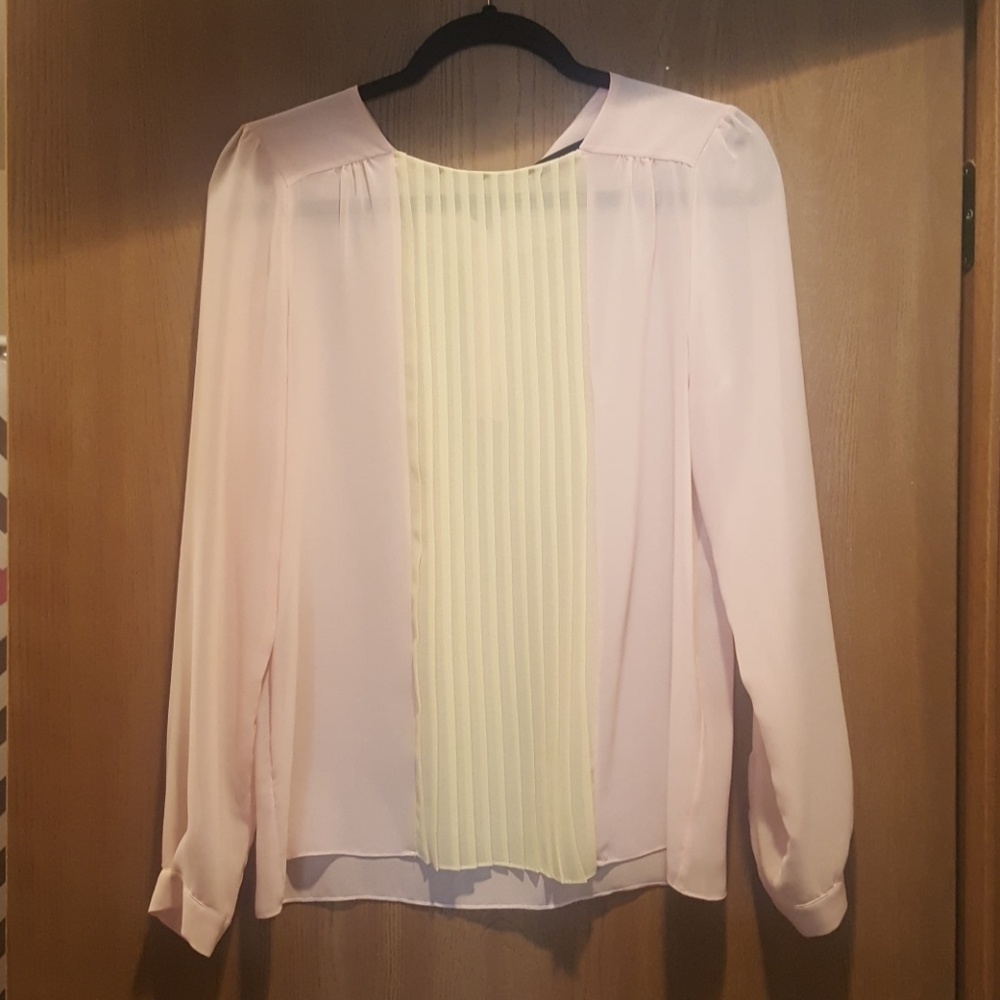 Accordion Accent Blouse